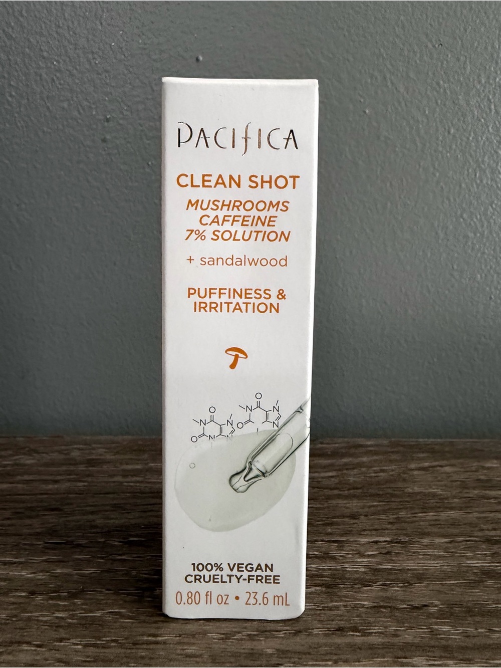 Pacifica Clean Shot Mushrooms Caffeine 7% Solution -